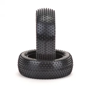 Schumacher Mini Pin Front Buggy Tyres - Yellow - 1 Pair