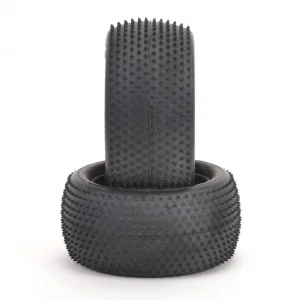 Schumacher Mini Pin Rear Buggy Tyres - Yellow - 1 Pair
