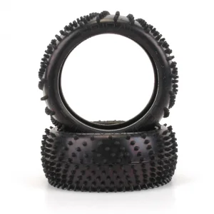 Schumacher Yellow Spiral 1:8 Buggy Tyres - 1 Pair