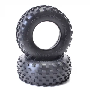 Schumacher Stagger Rib SC Tyres - Yellow - 1 Pair