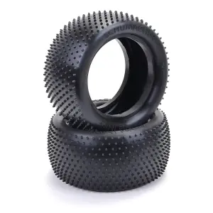 Schumacher Mini Pin 2 1:10 Buggy Rear Tyres - Blue