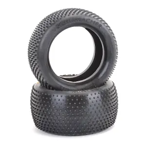 Schumacher Mini Pin 1 Rear Buggy Tyres - Blue - 1 Pair	