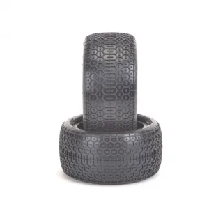 Schumacher Honeycomb Tyres - 1:10 Rear - Yellow - 1 Pair
