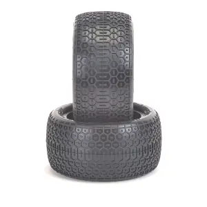 Schumacher Honeycomb Tyres - 1:10 Rear - Yellow - 1 Pair