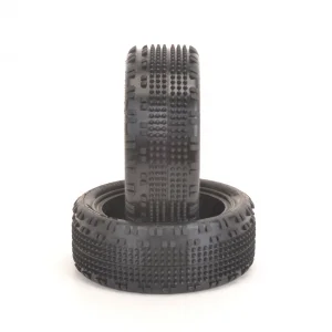 Schumacher Cactus Fusion 2 - 1:10 4WD Front Tyres - Yellow (2)
