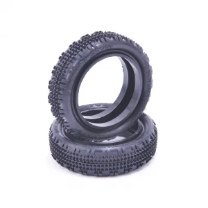 Schumacher Fusion Slim 1:10 2WD Tyres - Front - Yellow (2)