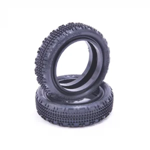 Schumacher Fusion Slim 1:10 2WD Tyres - Front - Silver (2)