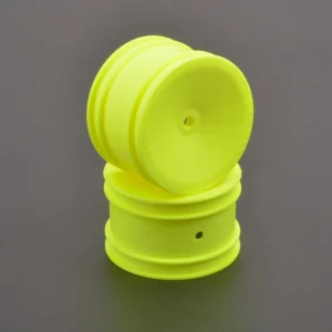 Schumacher 1:10 Rear Buggy Wheels - Yellow - 1 Pair