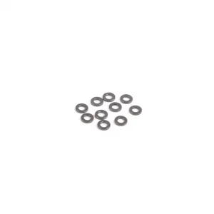 M3 Black Alloy Washers 1.00mm (10)
