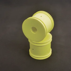 Schumacher 2.2 Stadium Truck Wheel - 12mm Hex - Yellow - 1 Pair