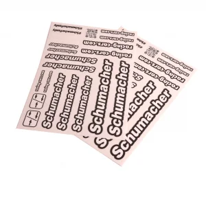 Schumacher Decal Sheet - Black (2)