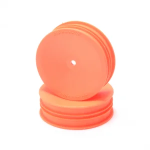 Schumacher Buggy 2WD Front Slim Wheels - Orange (2)