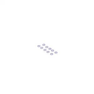 M3 Alloy Washers Grey 1.0mm (10)