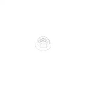 UDIRC M4 hex flanged lock nut