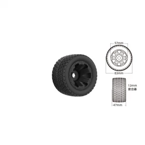 UDIRC Rubber Wheel (2pcs)