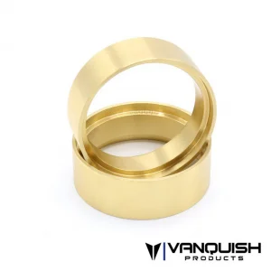 Vanquish 1.9 Brass 0.8 Wheel Clamp Rings (Pair)