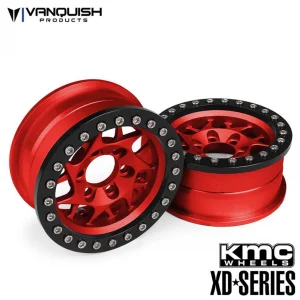 Vanquish KMC 1.9 XD127 Bully Red Anodized
