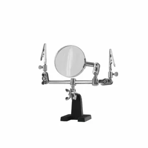 Modelcraft Helping Hand With Glass Magnifier