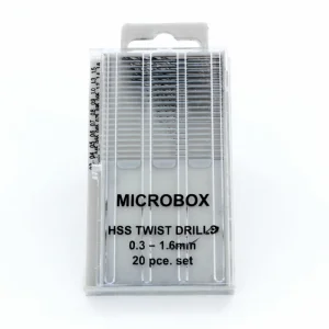 Modelcraft Microbox Drill Set 0.3-1.6mm (20) (PDR4001)