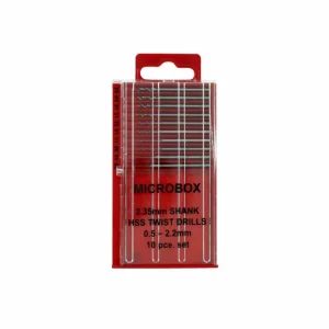 Modelcraft Microbox Shanked Drill Set (10)