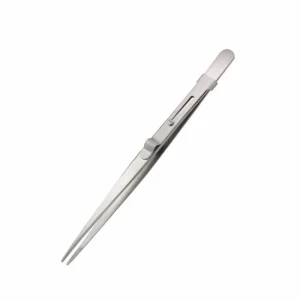 Modelcraft Fine Serrated Locking Stainless Steel Tweezers (PTW1093/Fr)