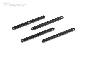 Sparko F8 Carbon Fiber Front Upper Arm Inserts (R=L) 1.5mm (4)
