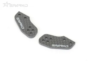 Sparko F8 Carbon Fiber Steering Knuckle Plate 4 holes 3.0mm (2)