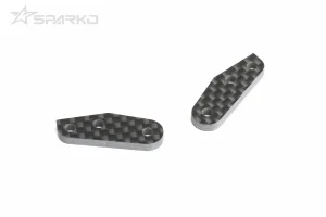 Sparko F8T Carbon Fiber Steering Knuckle Plate 3.0mm (2)