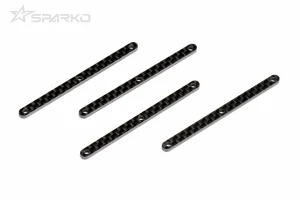 Sparko F8T Carbon Fiber Front Upper Arm Inserts 1.5mm (4)