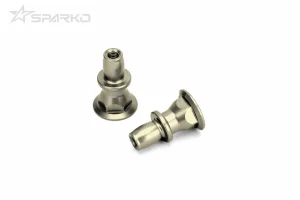 Sparko F8 7075 Aluminium Shock Ball Stud 0 Offset for Front/Rear (2)
