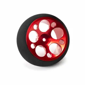 Aluminium Wide Wheel - Circle - Red