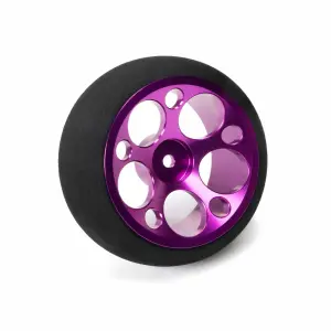 Aluminium Wide Wheel - Circle - Purple