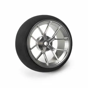 Aluminium Wide Wheel - Spoke - Gun Metal Gray