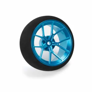Aluminium Wide Wheel - Spoke - Blue