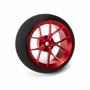 Aluminium Wide Wheel - Spoke - Red