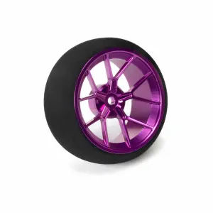 Aluminium Wide Wheel - Spoke - Purple