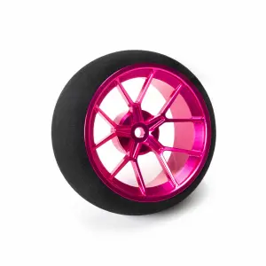 Aluminium Wide Wheel - Spoke - Pink