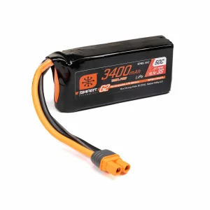 Spektrum 11.1V 3400mAh 3S 50C Smart G2 Trail Pro LiPo Battery: IC3