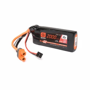 Spektrum 2S 7.4V 2000mAh 15C Smart G2 Receiver LiPo Battery - IC3 + BEC Connectors ** CLEARANCE **