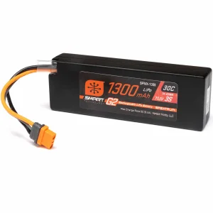 Spektrum 11.1V 1300mAh 3S 30C Smart G2 LiPo Battery - IC2