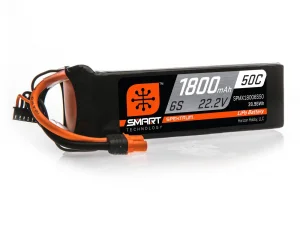 1800mAh 6S 22.2V 50C Smart LiPo Battery IC3