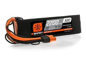 2200mAh 3S 11.1V 50C Smart LiPo Battery IC3