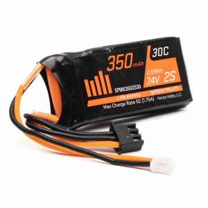 Spektrum 2S 7.4v 350mAh LiPo - PH2.0 Connector (Fits Axial SCX24)