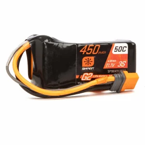450mAh 3S 11.1V 50C Smart G2 LiPo Battery: IC2