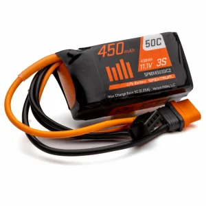 Spektrum 11.1V 3S 450mAh 50C LiPo Battery: IC2