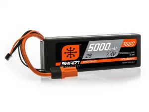 5000mAh 2S 7.4V 100C Smart LiPo Hardcase IC5