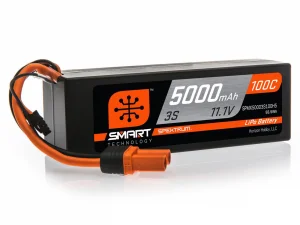 5000mAh 3S 11.1V 100C Smart LiPo Hardcase IC5