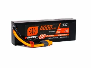 Spektrum 5000Mah 2S 7.4V Smart G2 30C IC3
