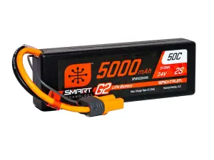 Spektrum 5000mAh 2S 7.4V Smart G2 50C IC5