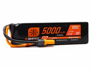 Spektrum SMART G2 LiPo Battery - 11.1V 5000mAh 3S 100C - IC5